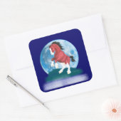 Moonlight Prancer Horse Sticker (Envelop)