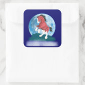 Moonlight Prancer Horse Sticker (Tas)
