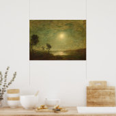 Moonlight - Ralph Albert Blakelock Fine Art Poster (Keuken)