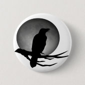 moonlight raven ronde button 5,7 cm (Voorkant)