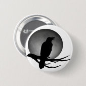 moonlight raven ronde button 5,7 cm (Voorkant /achterkant)