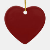 Moonlight Red Keramisch Ornament (Voorkant)