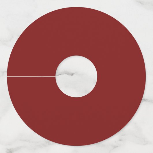 Moonlight Red Wijnglaslabel (Voorkant)