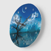 Moonlight reflecteert Schilderachtig Night Sky-wan Grote Klok (Hoek)