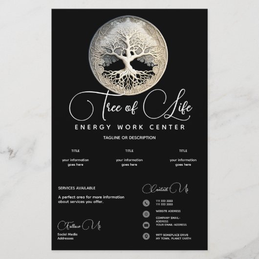 Moonlight Remembered | Boom des levens Flyer (Voorkant)