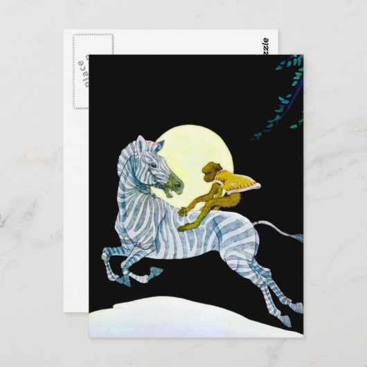 Moonlight Ride Briefkaart (Voorkant / Achterkant)