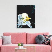 Moonlight Ride Canvas Afdruk (Insitu (Woonkamer))