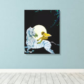 Moonlight Ride Canvas Afdruk (Insitu (Houten vloer))