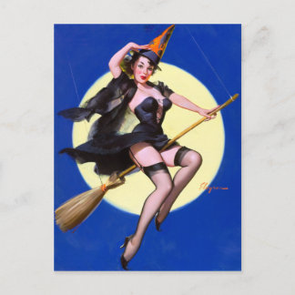 Moonlight Ride Pin omhoog Briefkaart