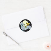 Moonlight Ride Ronde Sticker (Envelop)