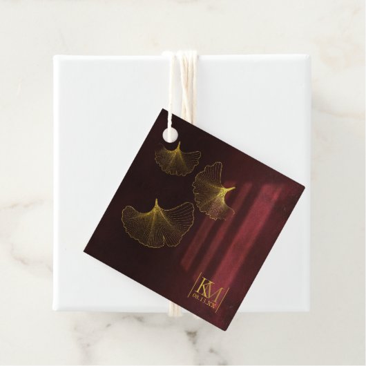 Moonlight-Romance Dank je Bourgogne ID881 Bedankjes Labels (In situ)