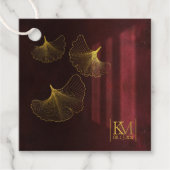 Moonlight-Romance Dank je Bourgogne ID881 Bedankjes Labels (Voorkant)