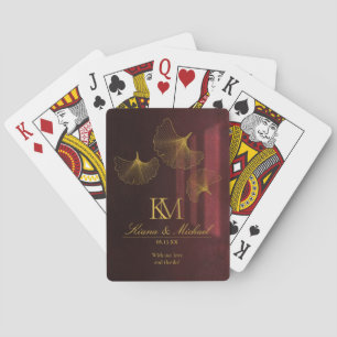 Moonlight-Romance Dank je Bourgogne ID881 Pokerkaarten