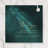 Moonlight Romance Dank je Emerald Gr ID881 Bedankjes Labels (Achterkant)