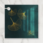 Moonlight Romance Dank je Emerald Gr ID881 Bedankjes Labels (Voorkant)