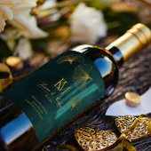 Moonlight Romance Dank u Emerald Green ID881 Wijn Etiket