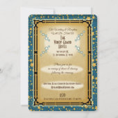 Moonlight Romance huwelijksuitnodiging - Redhead Kaart (Achterkant)