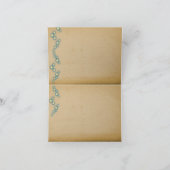 Moonlight Romance Trouwkaart - Blond Bedankkaart (Binnen)