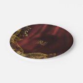 Moonlight Romance Wedding Burgundy ID881 Papieren Bordje (Gekanteld)