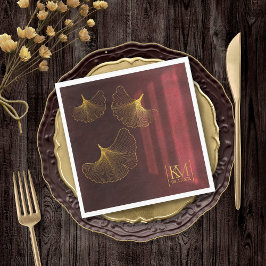 Moonlight Romance Wedding Burgundy ID881 Servet