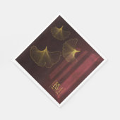 Moonlight Romance Wedding Burgundy ID881 Servet (Hoek)