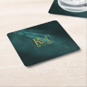 Moonlight Romance Wedding Emerald Green ID881 Kartonnen Onderzetters (Schuin)