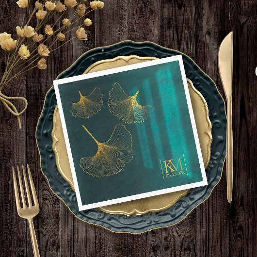 Moonlight Romance Wedding Emerald Green ID881 Servet