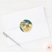 Moonlight Romance Wedding - Save the Date Ronde Sticker (Envelop)