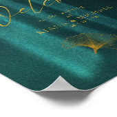 Moonlight Romance Wedding Welcome Green ID881 Poster (Hoek)