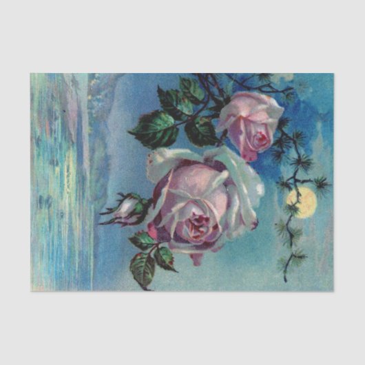 Moonlight-Rozen Een weefselpapier Tissuepapier (Voorkant)