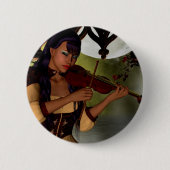 Moonlight Serenade Ronde Button 5,7 Cm (Voorkant)