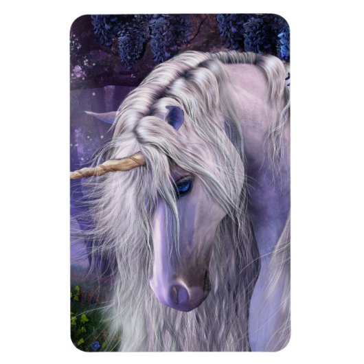 Moonlight Serenade Unicorn Premium Flexi Magnet Magneet (Verticaal)