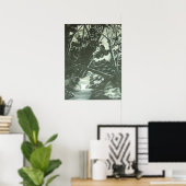 Moonlight Shadows Poster (Thuiskantoor)