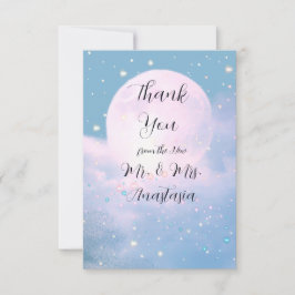 Moonlight Shimmer Atmosferische Trouwcollectie Bedankkaart
