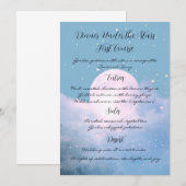 Moonlight Shimmer Atmosferische Trouwcollectie Menu (Voorkant / Achterkant)