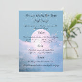 Moonlight Shimmer Atmosferische Trouwcollectie Menu (Staand voorkant)