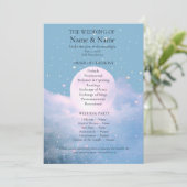 Moonlight Shimmer Atmosferische Trouwcollectie Programmakaart (Staand voorkant)
