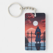 Moonlight Shinobi Rode Bloesem Sleutelhanger (Voorkant)