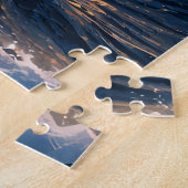 Moonlight Ship Puzzle – Ocean Night Jigsaw Legpuzzel (Zijkant)