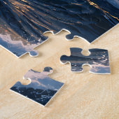 Moonlight Ship Puzzle – Ocean Night Jigsaw Legpuzzel (Zijkant)