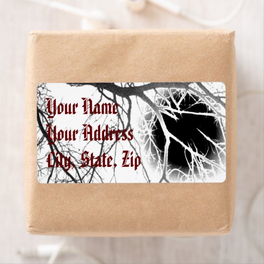 Moonlight Silhouette Etiket (Insitu)