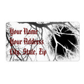 Moonlight Silhouette Etiket (Voorkant)