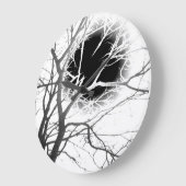 Moonlight Silhouette Grote Klok (Hoek)