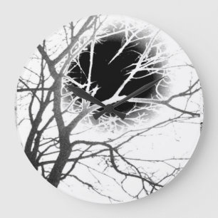 Moonlight Silhouette Grote Klok