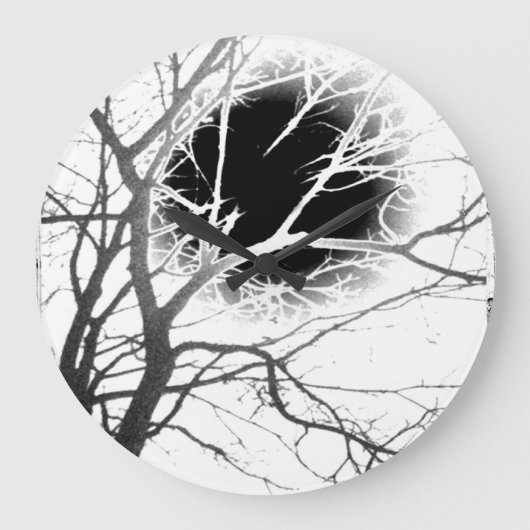 Moonlight Silhouette Grote Klok (Voorkant)