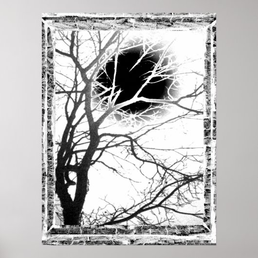 Moonlight Silhouette Poster (Voorkant)