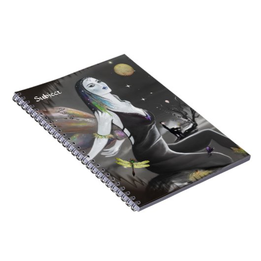 Moonlight Singer Spiral Photo Notebook Notitieboek (Rechterzijde)