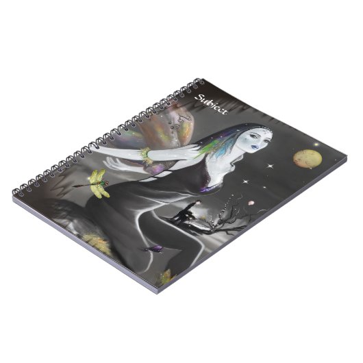 Moonlight Singer Spiral Photo Notebook Notitieboek (Linkerzijde)