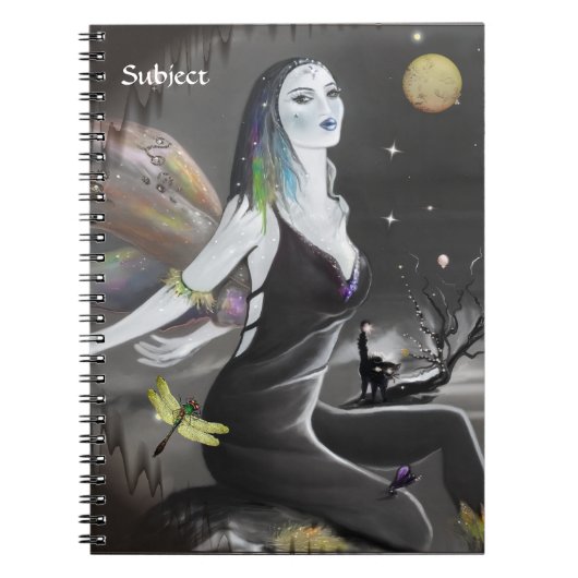Moonlight Singer Spiral Photo Notebook Notitieboek (Voorkant)