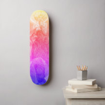 Moonlight Skateboard Deck, Rainbow Hues